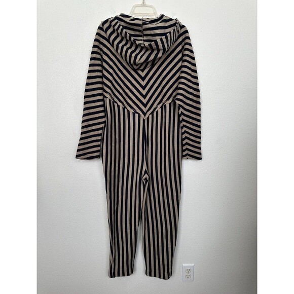 Free People Cruel Summer Beach Striped Ground Coriander Jumpsuit Women's Small - Picture 9 of 11